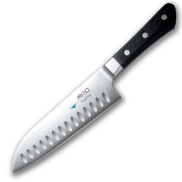 MAC Professional Santoku Knife w / Granton Edge MSK-65 17cm Carousel 1
