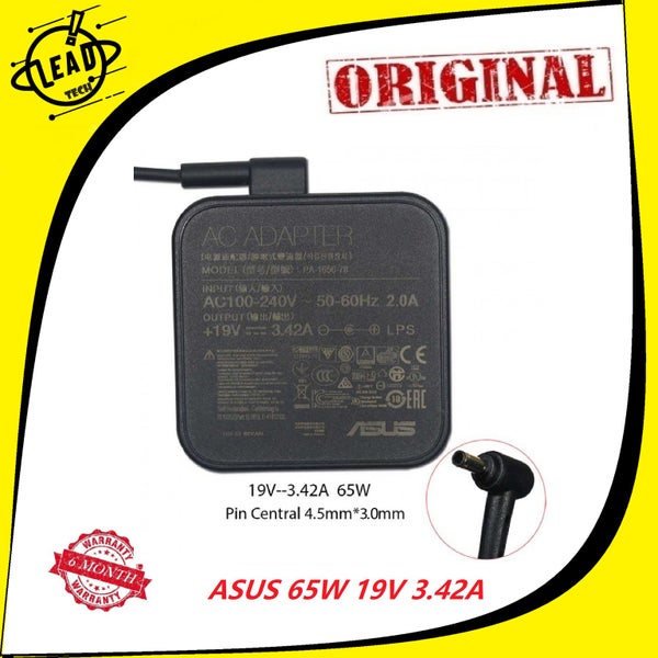 ORIGINAL ASUS Laptop Power Adapter 65W 19V 3.42A 4.5mm*3.0mm Carousel 1
