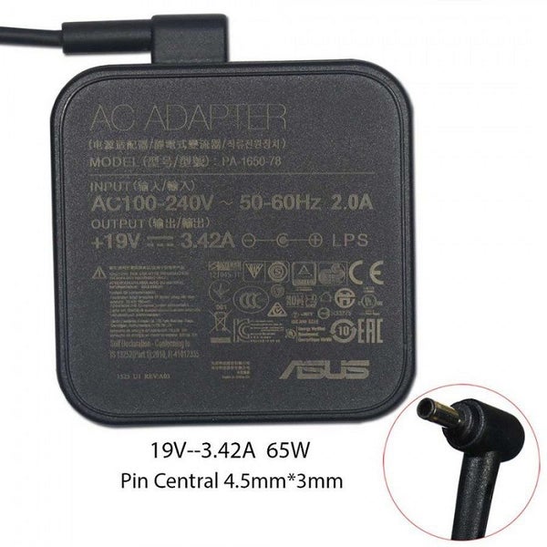 ORIGINAL ASUS Laptop Power Adapter 65W 19V 3.42A 4.5mm*3.0mm Carousel 2