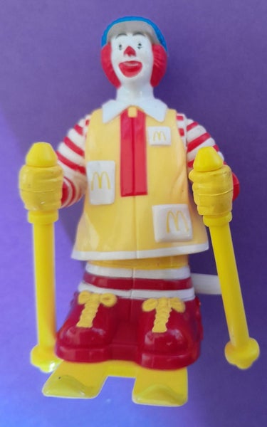 Winter Sports toys (McDonalds 1994), vintage, rare, set-of-4 Carousel 2