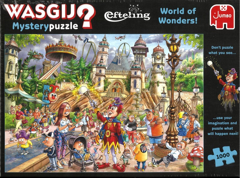 -Sale!- Jigsaw Puzzle 1000 - Wasgij ? Mystery Puzzle - Efteling Carousel 1