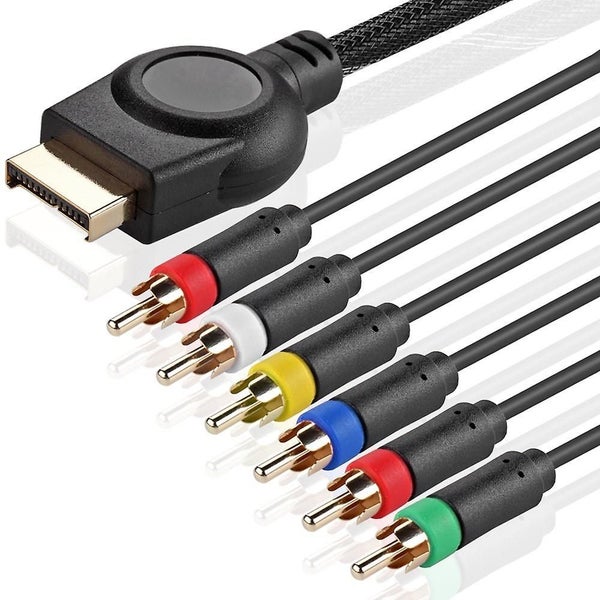 Component Audio Video Cable for PS2/ PS3 Slim HD Multi Out Composite RC Carousel 1