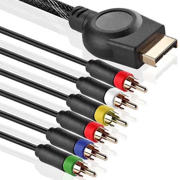 Component Audio Video Cable for PS2/ PS3 Slim HD Multi Out Composite RC Carousel 2