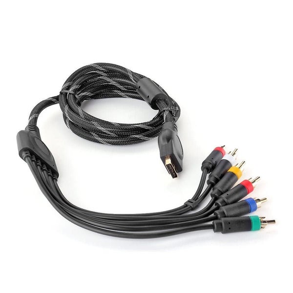 Ps3 Ps2 Component Av Cable (6 Feet) Premium High Resolution Hdtv Component Rca A Carousel 3