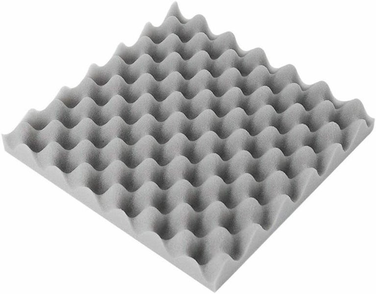 6pcs Grey Acoustic Soundproofing Foam Studio Sound Absorption Panels 2012626 Carousel 2