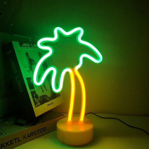 Led Table Lamp Neon Sign Bar Night Light Desk Stand 2004503 Carousel 1