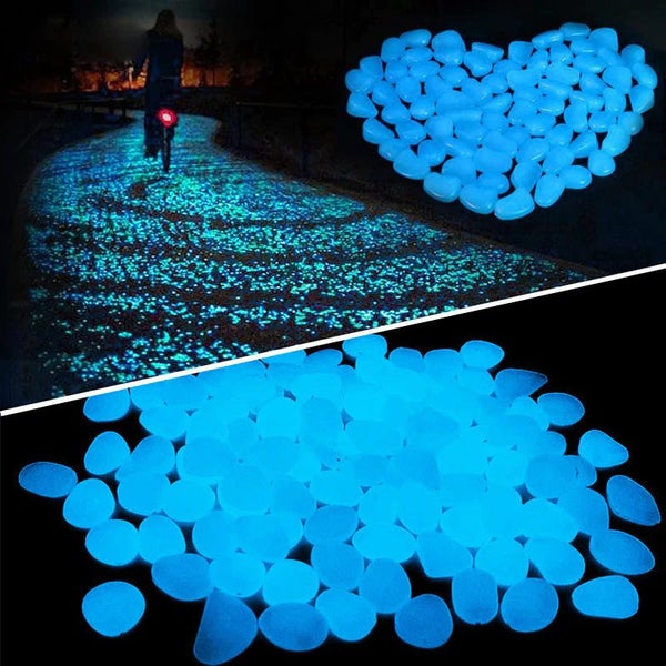 Glow in The Dark Pebbles Luminous Stones Rocks 3659401 Carousel 2