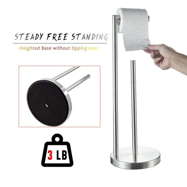 Free Standing Toilet Paper Roll Holder Stand 3653415 Carousel 1
