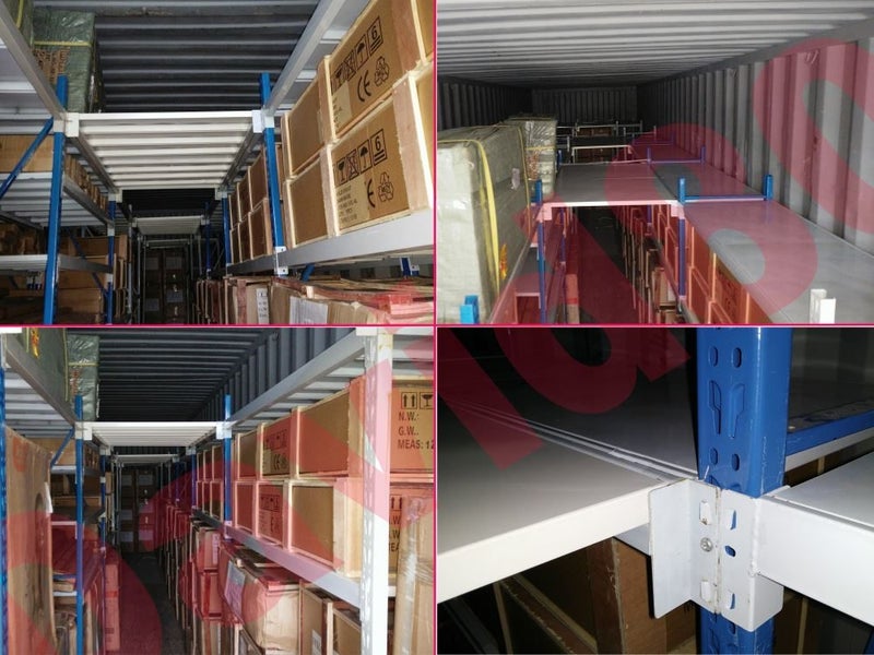 Shelf unit 1.5x0.5x2m shelving Storage Shelves Depth=50cm Carousel 4