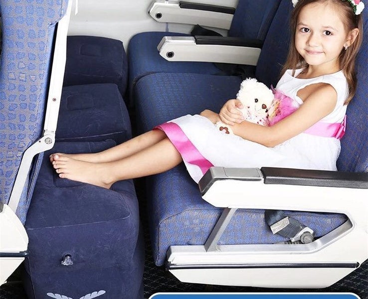 Foot Rest Portable Inflatable Stool Pillow Carousel 4
