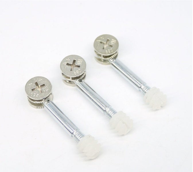 3 IN 1 Furniture Connector WITH DOWEL BOATS AND CAM LOCK Carousel 2