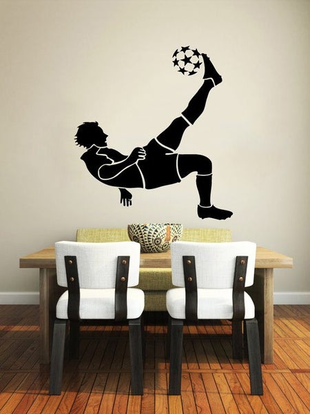 Wall Decal Soccer Player Vinyl Sticker Decals Carousel 1