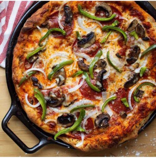 35cm Cast Iron Dosa Tawa Pizza Pan Carousel 4