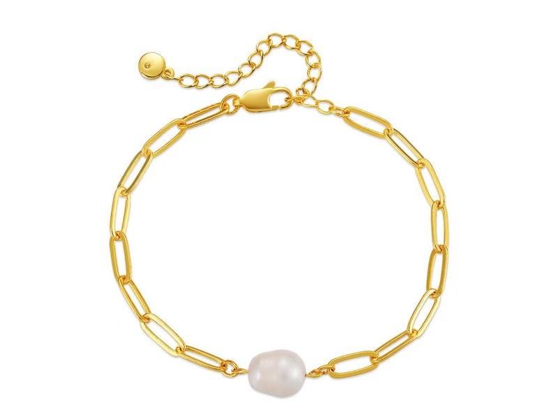 Pearl Bracelet 18K Gold Plated Bracelet Carousel 1