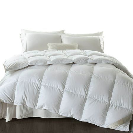 700GSM All Season Goose Down Feather Filling Duvet Quilt Super King Size Carousel 1