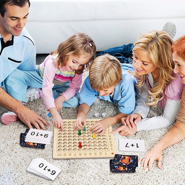 Montessori Wooden Addition Board Game Math Educational Learning 3665101 Carousel 10