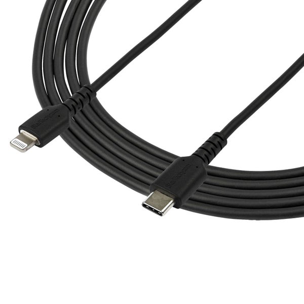 Star Tech 2m USB-C To Lightning MFI-Certified Cable Flexible Fiber For iPhone BK Carousel 4