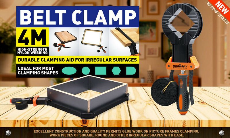 HORUSDY Adjustable Picture Frame Strap Rapid Corner Clamp 2037207 Carousel 11