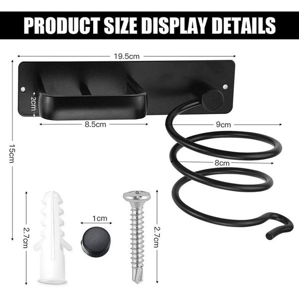 Hair Dryer Holder Rack Hair Straightener Bracket 3663302 Carousel 2