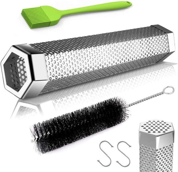 Pellet Smoker Tube BBQ Grill Cold Hot Smoke Generator 2027401 Carousel 1