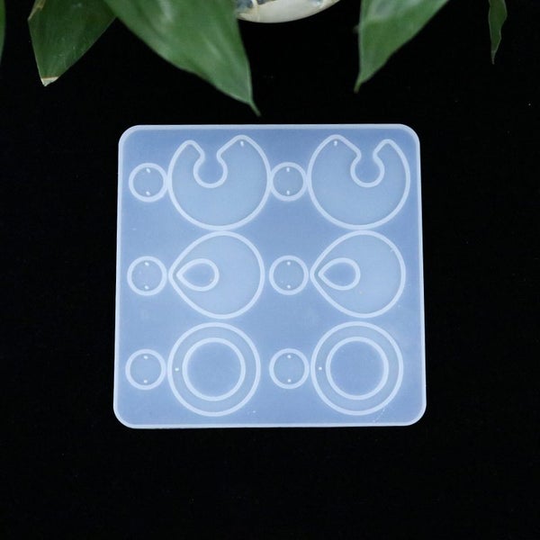 Silicone Mold Epoxy Resin Earrings Moulds I1050WT0 Carousel 2