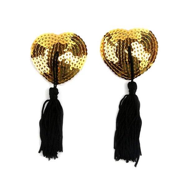 Sexy Lingerie Sequin Heart Pasties A0678GD0 Carousel 2