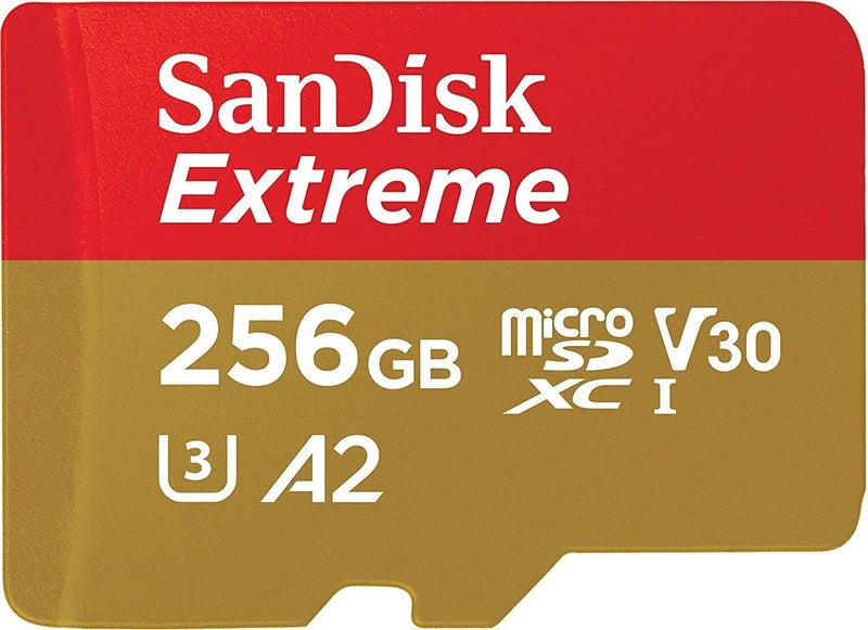 SanDisk Extreme 256GB Micro SD Card SDXC UHS-I Action Camera GoPro Memory Card Carousel 1