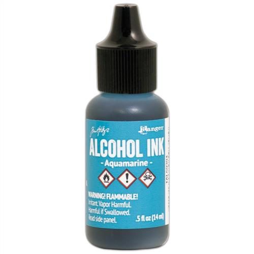 Ranger Ink Tim Holtz Alcohol Ink .5oz Aquamarine Carousel 1