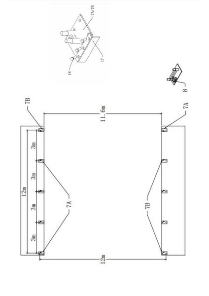 C4040S DOUBLE TRUSS CONTAINER SHELTER - 900 GRAM COVER64428730880385112