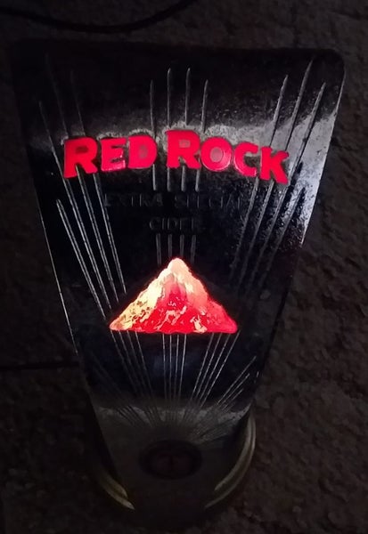 Vintage Red Rock Extra Special Cider Metal Display Top Carousel 9