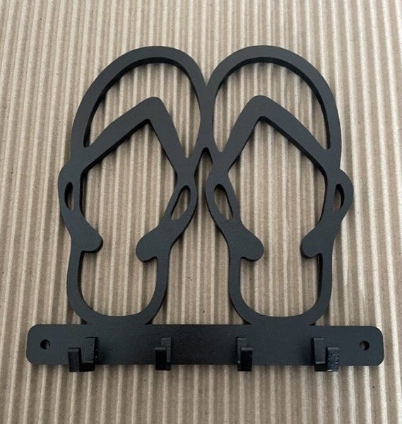 Jandals Silhouette Key Holder ***NEW *** Carousel 1