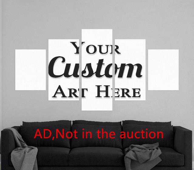 Cloud 5 Panel Canvas Art Print Carousel 3