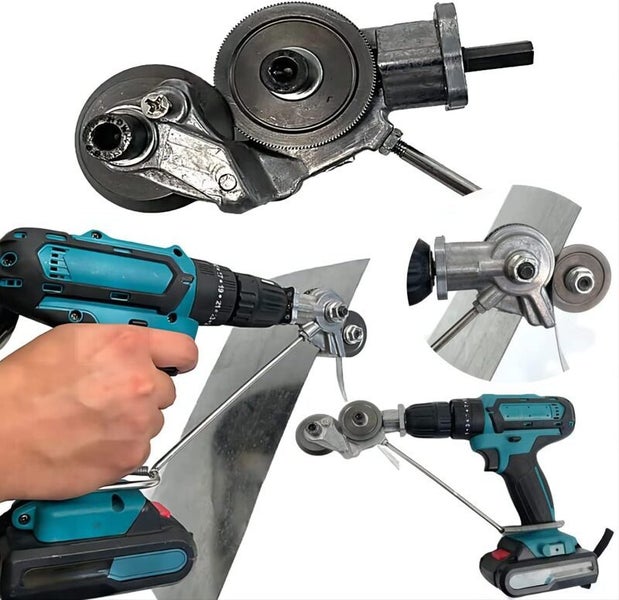 Metal Nibbler Drill Attachment Metal Iron Plate Sheet Cutter Shear 3664401 Carousel 2
