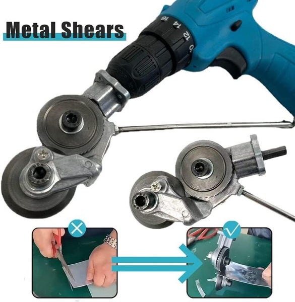 Metal Nibbler Drill Attachment Metal Iron Plate Sheet Cutter Shear 3664401 Carousel 1