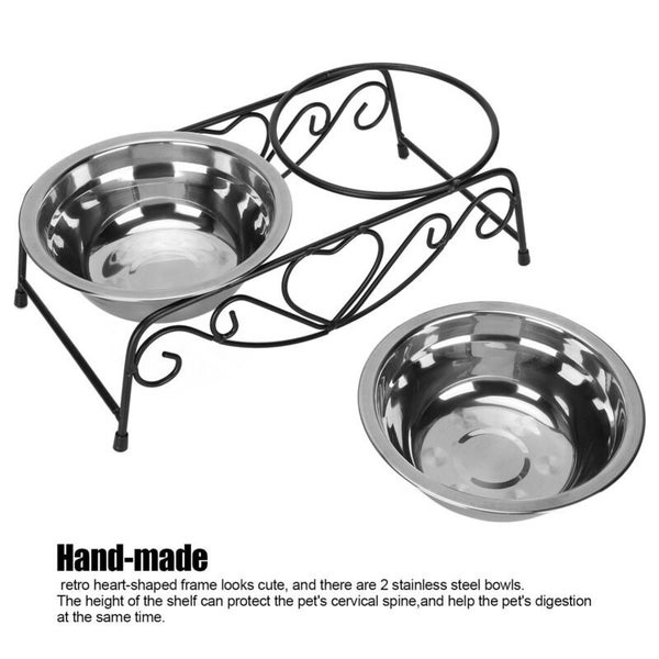 Elevated Pet Food Water Bowl Dog Cat Feeder 3664701 Carousel 10