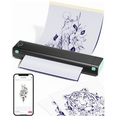 Phomemo M08F Wireless Tattoo Transfer Stencil Printer Carousel 1
