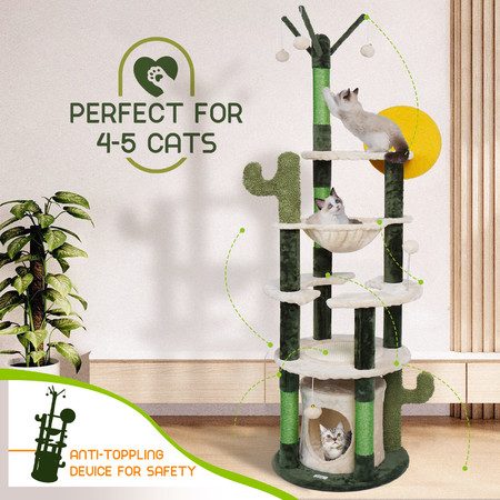 Cat Tree Scratching Post Scratcher - New Carousel 1