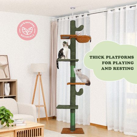 Cat Tree Scratching Post Scratcher Pole Carousel 1