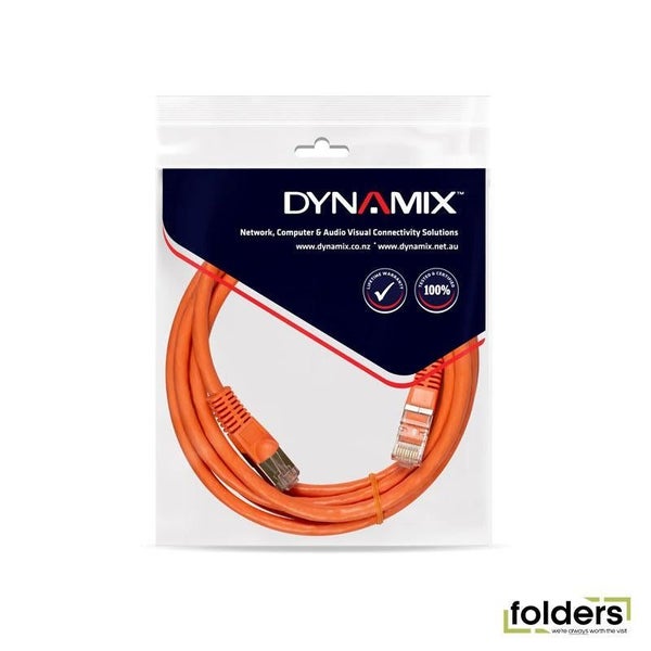 Dynamix Cat6A SFTP 10G Patch Lead - Assort. Colours Carousel 3