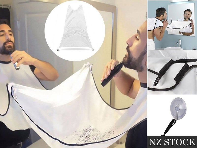 Beard Apron Hair Trimmings Shave Catcher Cape Carousel 1