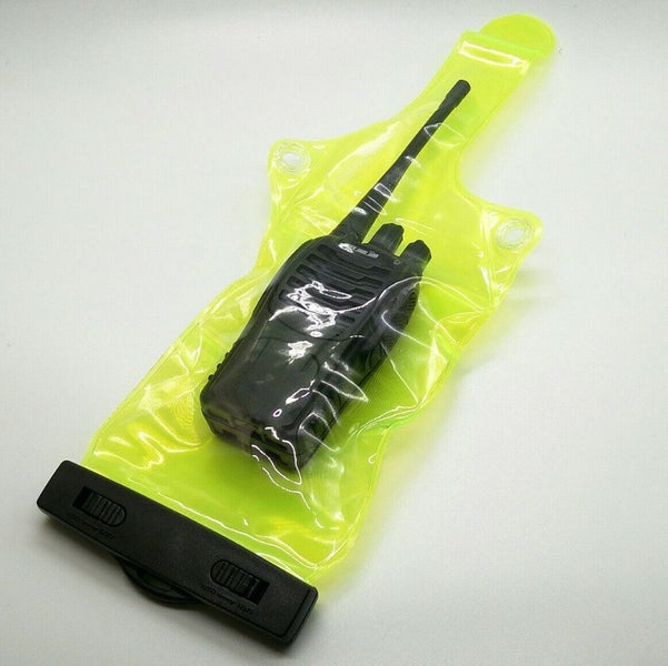TECHOMAN Waterproof Bag Cover for Handhelds / Walkie Talkies - Fluro Colour Carousel 2