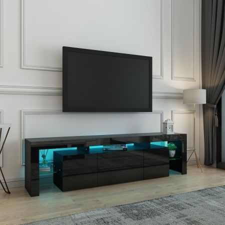 TV Stand Cabinet with 2 Drawers & 2 Doors 200cm Carousel 1