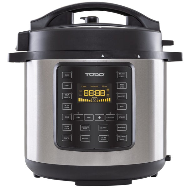 TODO 6L Electric Pressure Cooker 15 Preset Functions 1000W Non-Stick Cooking Pot Carousel 1