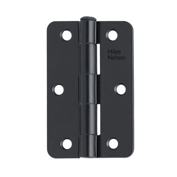 Hinge Loose Pin Radius Edge 90x60 Matt Black Door Hinges Carousel 1