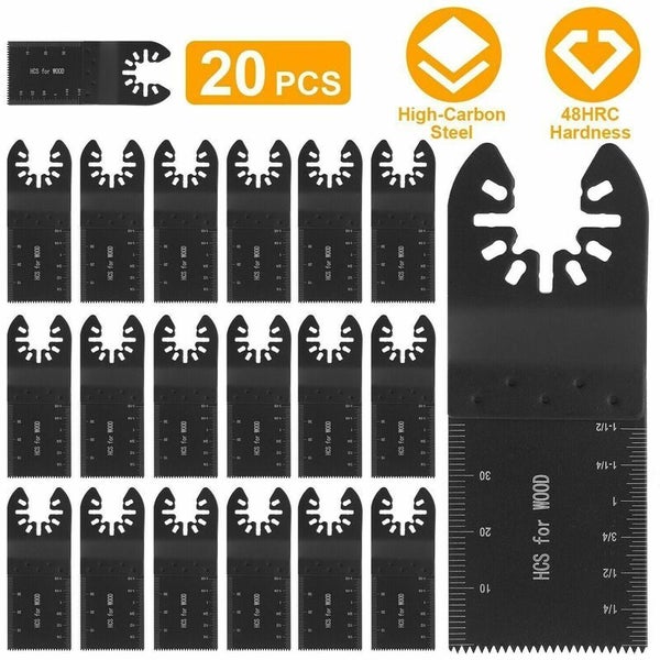 20pcs Multi Tool Oscillating Saw Blades 3654607 Carousel 1