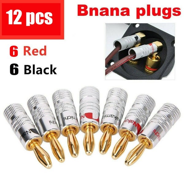 12pcs Nakamichi Banana Plugs 3635301 Carousel 2