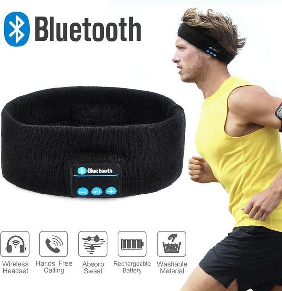 Sports Headband Bluetooth Headphones Headset I0649BK0 Carousel 1