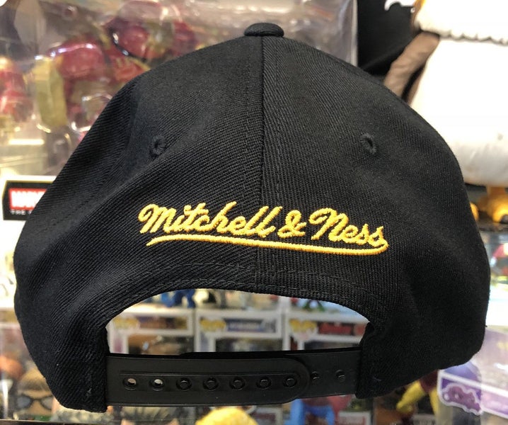 Golden State Warriors Flex NBA Mitchell & Ness Black Snapback Hat Carousel 2