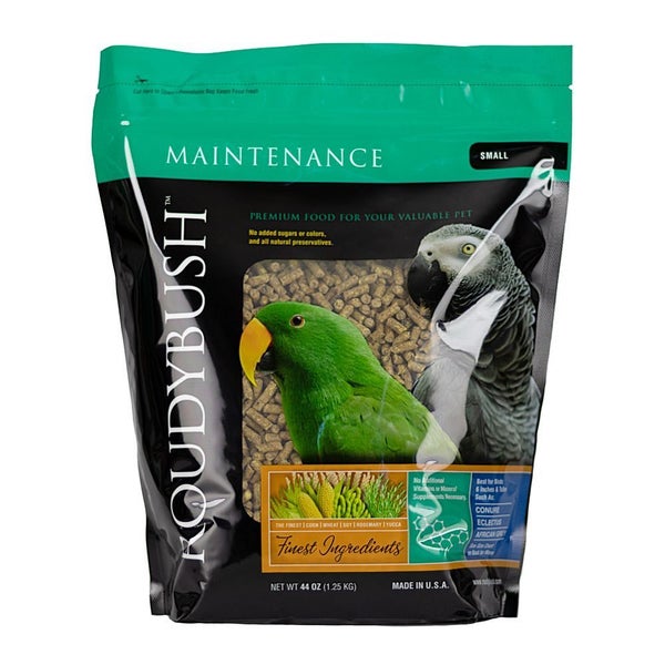 Roudybush Maintenance Bird Food | 1.25 Kg | Pellet: Small Carousel 1