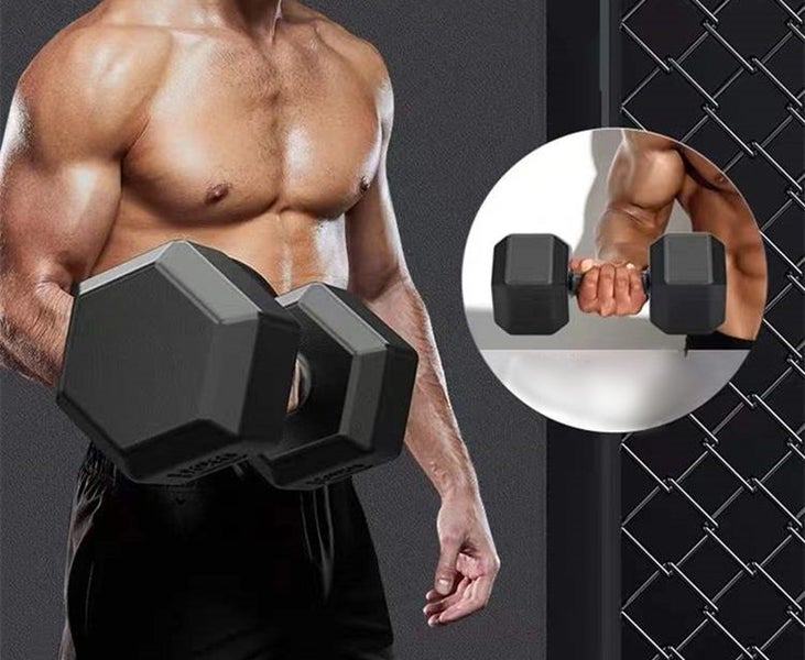 149KG Hex Dumbbells with Dumbbells Rack Carousel 8